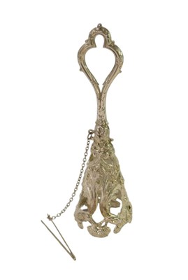 Lot 45 - An Elizabeth II silver posy holder, pierced...
