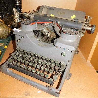 Lot 2010 - A Royal typewriter.