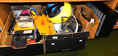 Lot 2018 - An Air Shield Pro visor, together with a Work...