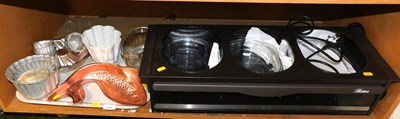 Lot 2021 - A Hostess electric food warmer, together with...