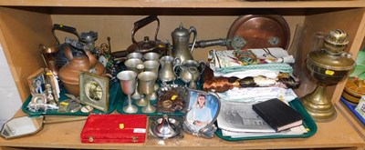 Lot 2030 - A group of metalware, to include a Victorian...
