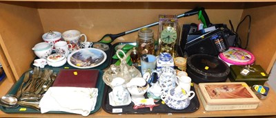 Lot 2036 - General household effects, to include flatware,...