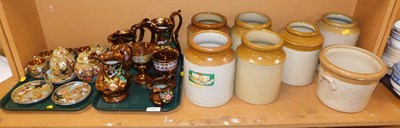 Lot 2061 - An Oriental part tea service, together with...