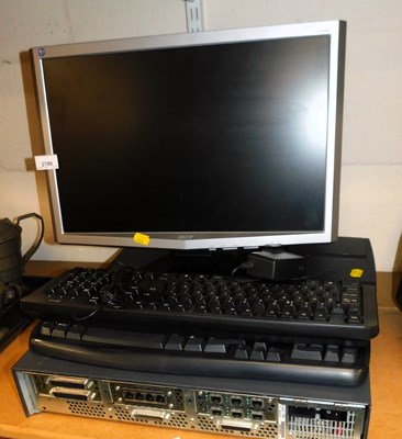 Lot 2100 - An Acer 19" computer monitor, X193W, together...