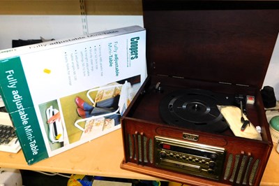 Lot 2106 - A Vintage Collection oak cased gramophone,...