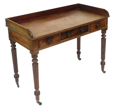 Lot 724 - An early 19thC mahogany wash stand, in the...