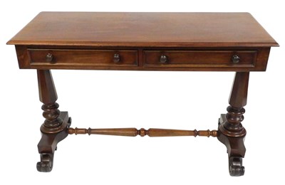 Lot 515 - A Victorian mahogany side table, the...