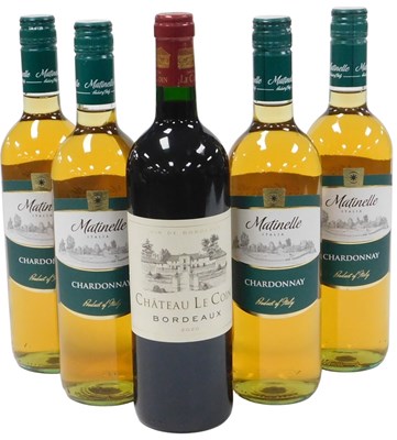 Lot 601 - Four bottles of Matinelle chardonnay 2015, and...