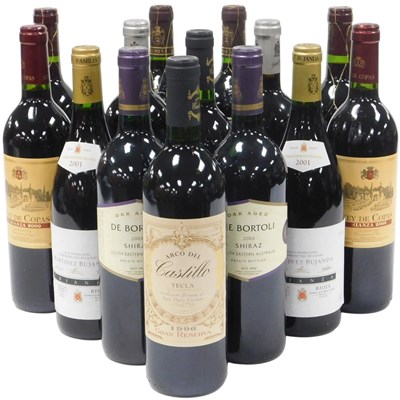 Lot 603 - Assorted wine, including two bottles of...