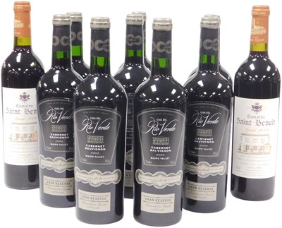 Lot 604 - Eight bottles of Casa del Rio Verde cabernet...
