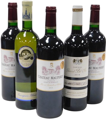 Lot 612 - Three bottles of Chateau Mauperey Castillon...