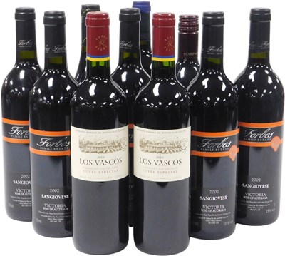 Lot 614 - Assorted wine, including five bottles of...