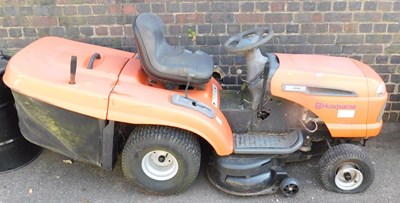 Lot 792 - A Husqvarna CTH171 ride on mower, with Kohler...
