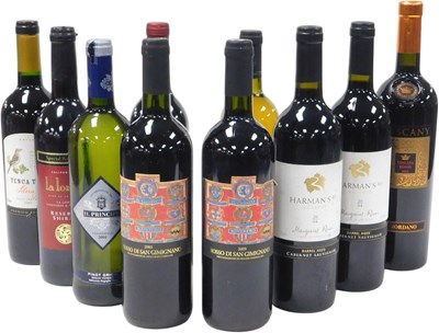 Lot 649 - Assorted wine, including Tenca Tree shiraz...