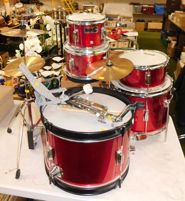 Lot 2170 - A Rock Jam child's drum set.