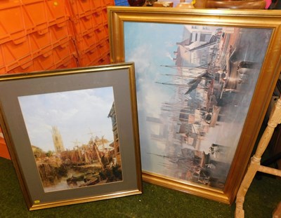 Lot 2183 - After Carmichael. Study of Lincoln Cathedral...