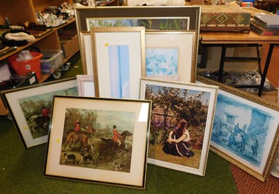 Lot 2190 - Various pictures, prints, etc., to include...
