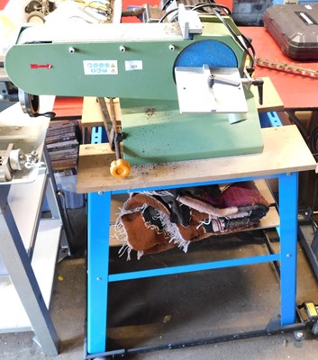 Lot 809 - A Warco metal belt and disc grinder, on a...