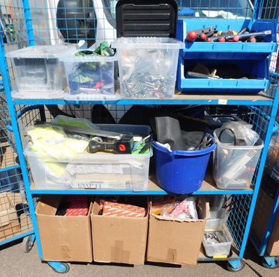 Lot 1144 - A large quantity of workshop tools, parts, etc....