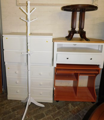 Lot 1099 - A group of furniture, to include television...