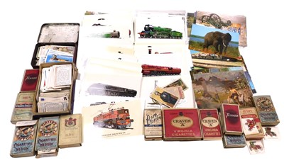 Lot 633 - Cartophily cigarette cards, sets and part sets,...