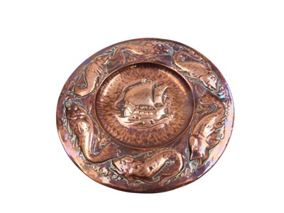 Lot 660 - A late 19thC Newlyn School Arts & Crafts...