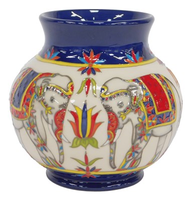 Lot 18 - A Moorcroft pottery The Beauty Parade pattern...