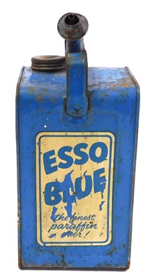 Lot 677 - A Valor Esso blue oil can, 33cm high.