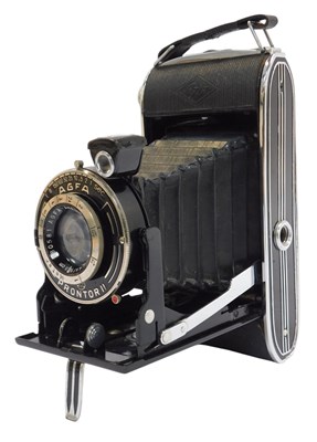 Lot 244 - An Agfa Prontor II folding camera, in a...