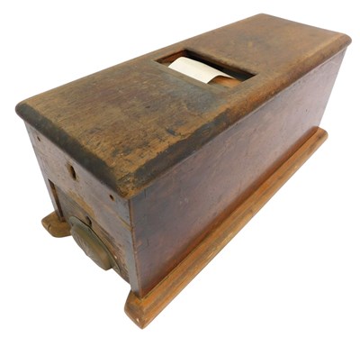 Lot 252 - A Gledhill and Sons Ltd oak cash till, 19cm...