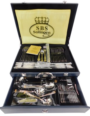 Lot 253 - An Edelstahl Solingen canteen of cutlery, for...