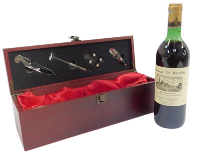Lot 254 - A bottle of Chateau le Barriere Bordeaux wine,...