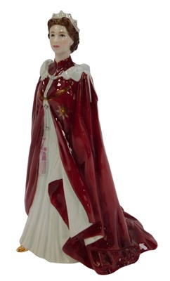 Lot 261 - A Royal Worcester porcelain figure, modelled...