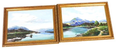 Lot 846 - Malcom Doughty (British 20thC). Mountain and...