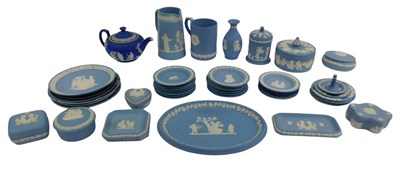Lot 287 - A group of Wedgwood Jasperware, to include mug,...
