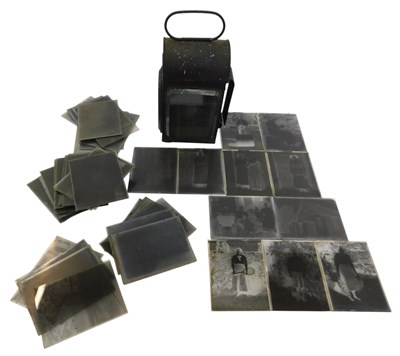 Lot 292 - A black painted railway lantern, 20cm...