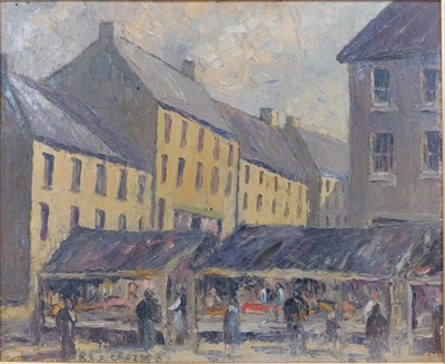 Lot 311 - Kathleen Crozier (20thC School). Fair Day,...