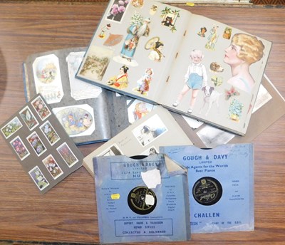 Lot 2221 - Postcards, cigarette cards and greetings cards,...