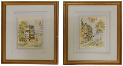 Lot 325 - Andrew Findlay (20thC School). Parisian street...