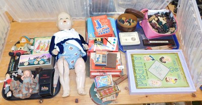 Lot 2226 - Doll's and toys, including Pegity, resin...