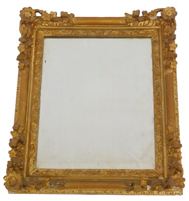 Lot 333 - A Victorian giltwood wall mirror, of...