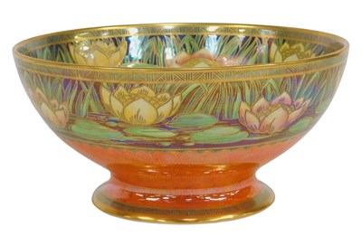 Lot 355 - A Newhall Boumier ware lustre bowl, decorated...