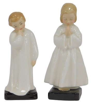 Lot 359 - Two Royal Doulton figures, modelled as Bedtime...