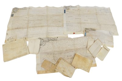 Lot 398 - A group of early 18thC and later property...