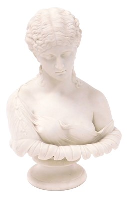Lot 157 - A late 19thC Parion bust of Clyte, by C...