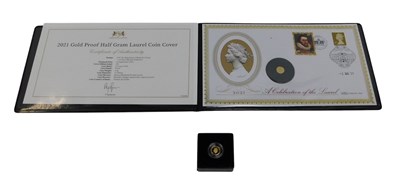 Lot 191 - A Harrington and Byrne gold proof half gram...