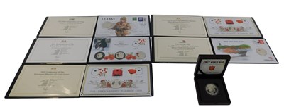 Lot 192 - A group of silver proof coins, comprising 2020...