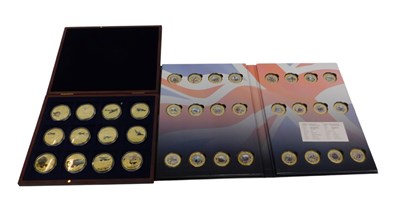 Lot 196 - A World War II commemorative coin collection,...