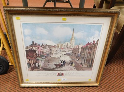 Lot 2247 - After Henry Burn, Walsall, print.