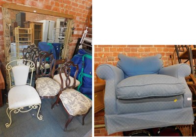 Lot 1015 - A group of furniture, comprising a 20thC...